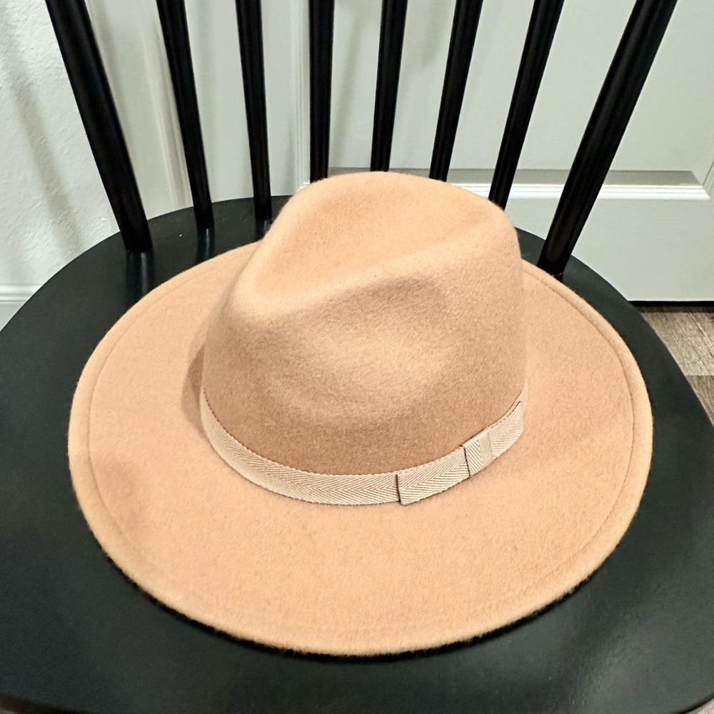 Brown fedora hat